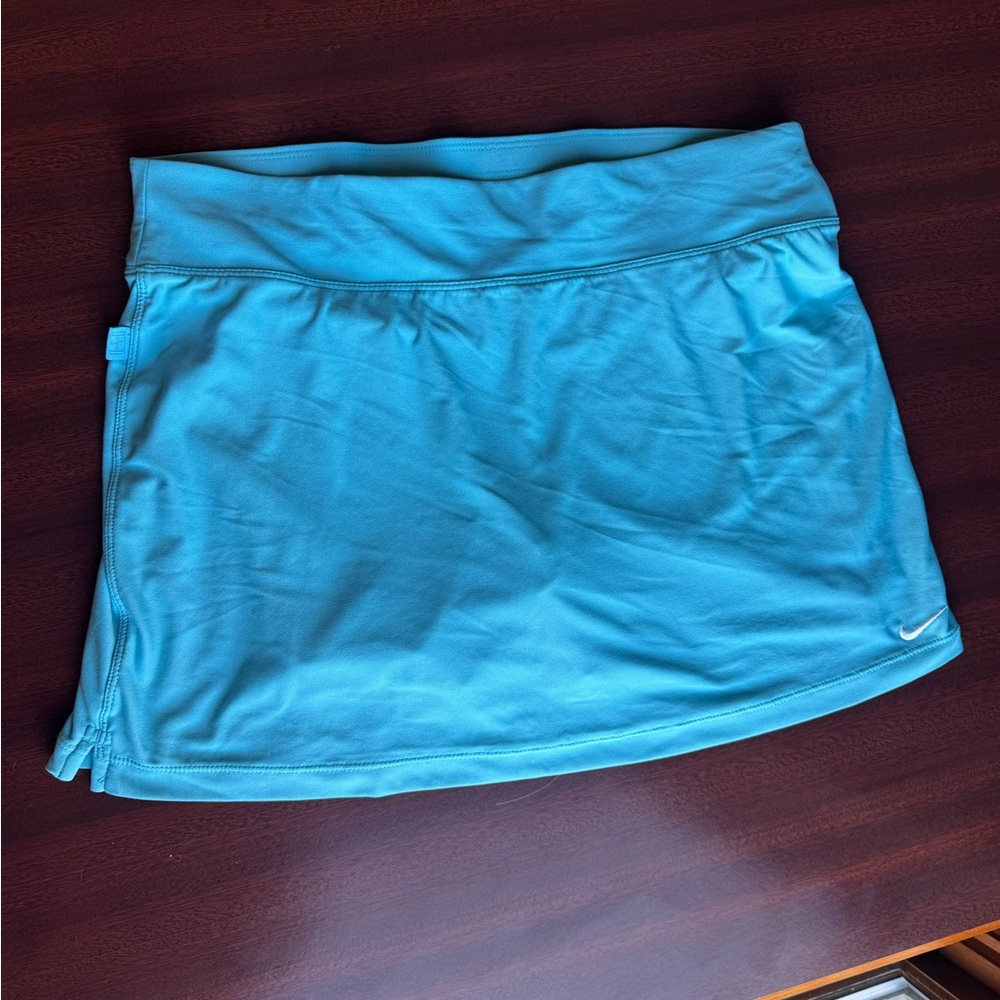 Nike DriFit Sky Blue tennis skort